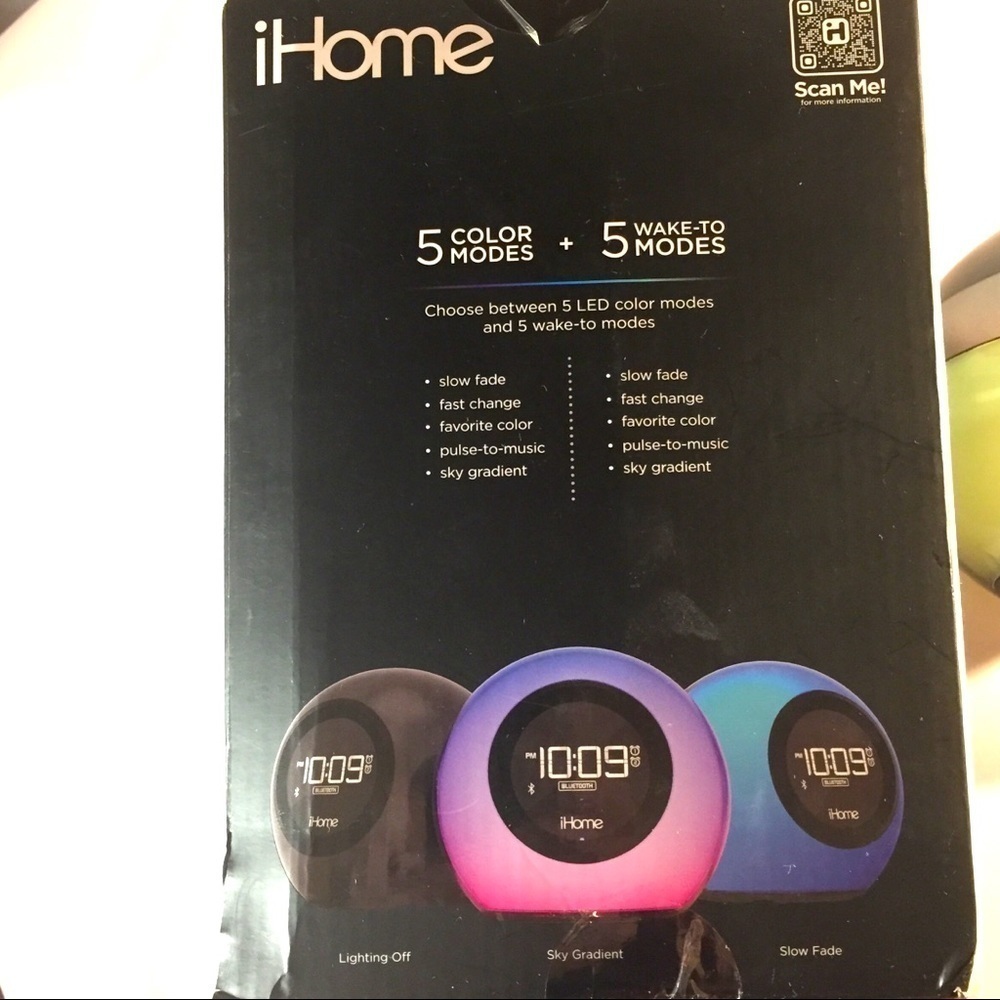 FM LED Color Changing Clock Radio Bluetooth USB - Picture 9 of 11
